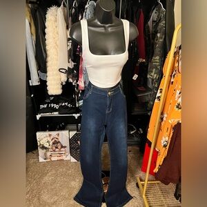 NWT Plus Size Denim Flare Jeans